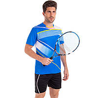 Комплект одежды для тенниса мужской футболка и шорты Lingo LD-1836A размер 3XL цвет голубой ar