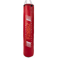 Мешок боксерский Цилиндр с кольцом и цепью ZHENGTU BO-2336-180 цвет красный ar