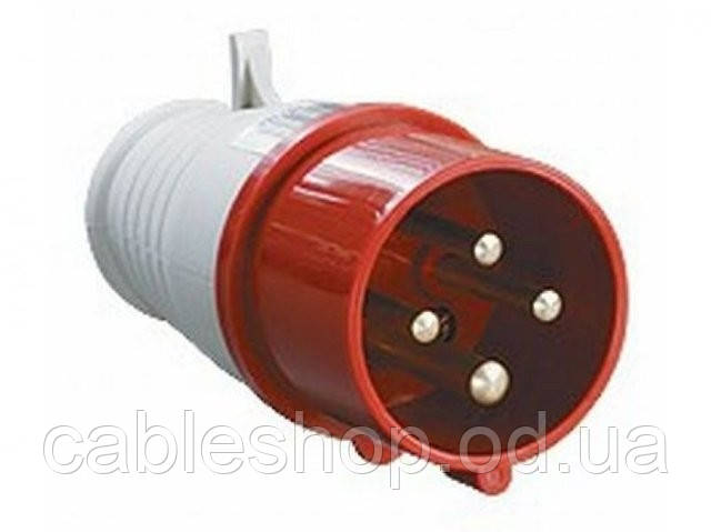 Вилка 023 2Р+РЕ 32А 220В IP44