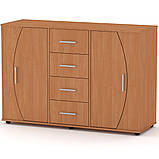 Комод 4-2-2 білий Компаніт (134х45х91 см), фото 9