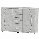 Комод 4-2-2 білий Компаніт (134х45х91 см), фото 8