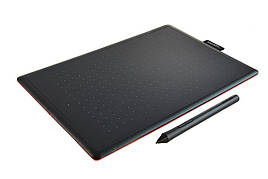 Планшет Wacom One by Medium 216 x 135 Чорний (CTL-672-N) z12-2024