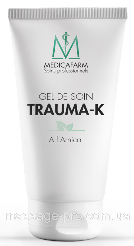 Гель для тіла з арнікою Medicafarm Gel de Soin Trauma-K à l'Arnica 125 мл Гель проти набряків і гематом
