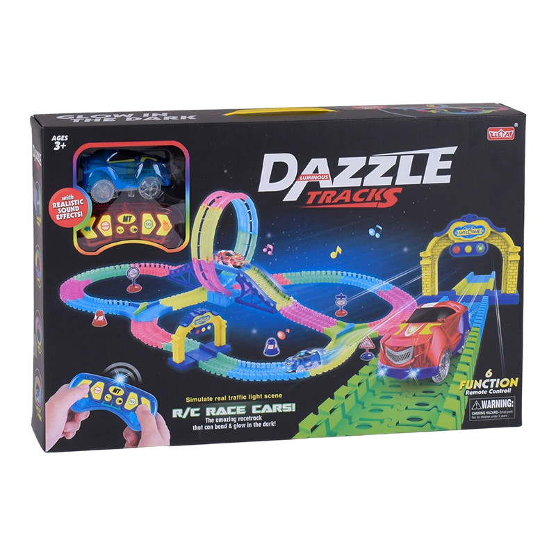 Гоночный трек на пульте управления с машинкой MG156, с подсветкой, 227 ...