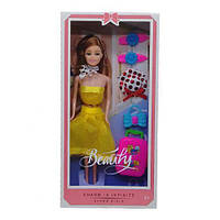 Кукла с аксессуарами "Beauty", желтая Toys Shop