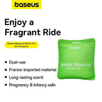 Ароматизатор Baseus Margaret Series Car Air Freshener Rainbow Meadow Forest Green