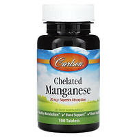 Carlson Chelated Manganese 20 mg 100 таблеток Lodgi