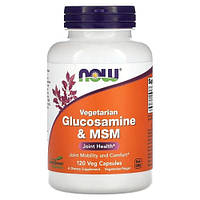 NOW Glucosamine & MSM 120 капсул Lodgi