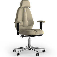 Кресло KULIK SYSTEM CLASSIC Ткань с подголовником без строчки Кремовый (12-901-BS-MC-0501) VA, код: 1696969