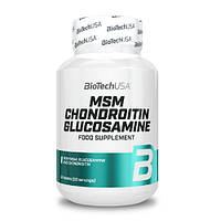 Препарат для суставов и связок Biotech MSM Chondroitin Glucosamine, 60 таблеток DS