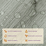 Самоклеюча вінілова плитка під ламінат для підлоги та стін світло-сіре дерево (СВП-001) Матова, фото 3