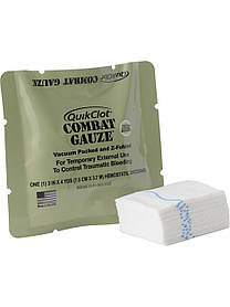 Кровоспинний гемостатичний бинт Quikclot Combat Gauze Z-fold