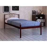 Кровать односпальная металлическая DARINA-1 МК. Кованная кровать в спальню Loft из металла