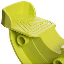 Тренажер Zelart для балансу та розтяжки м'язів стопи з напівкруглими полозами, фото 4