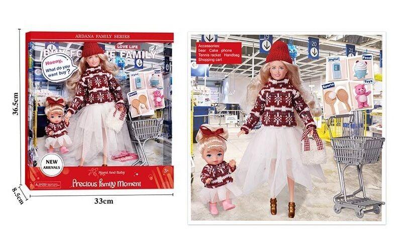 Набір лялька з пупсом ARDANA Family series (з аксесуарами) A 808 A, фото 1