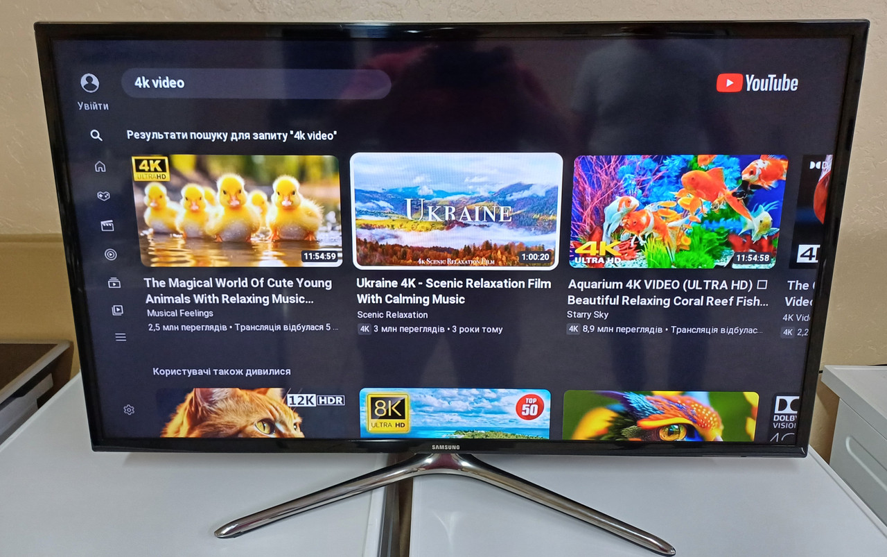 Телевізор 40 дюймів Samsung Samsung UE40F6470 Smart TV Wi-Fi Чорний 3D