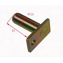 Палець рульової тяги навантажувача HELI CPCD10-18, № 510F2-42301, H12C4-30501, 510F242301, H12C430501, фото 5