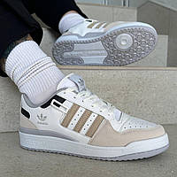 Женские белые кроссовки, кеды Adidas Forum. Размер 37 (24 см)