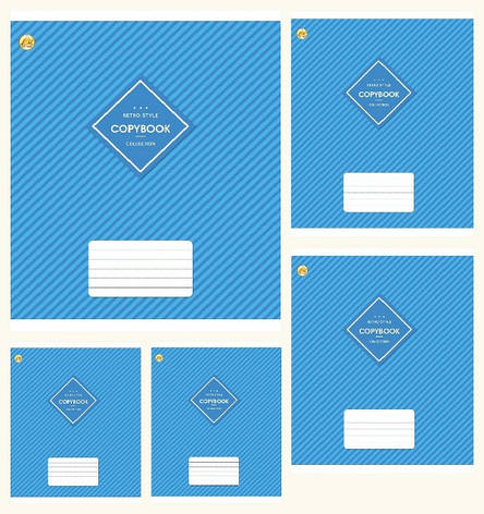 Набір зошитів 12арк. клітинка Тетрада, уп.25шт. 41108, фото 1