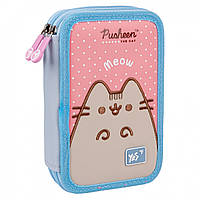 Пенал-книжка твердый YES двойной HP-01 Pusheen (533549)