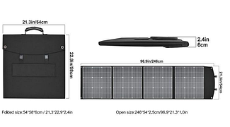 Портативна сонячна панель CEBA-SP-200W