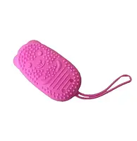 Двухсторонняя массажная мочалка для купания Bath Brush Фиолетовый 11157 PS