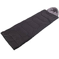 Спальный мешок одеяло с капюшоном левосторонний CHAMPION Турист SY-4733-L цвет черный pm