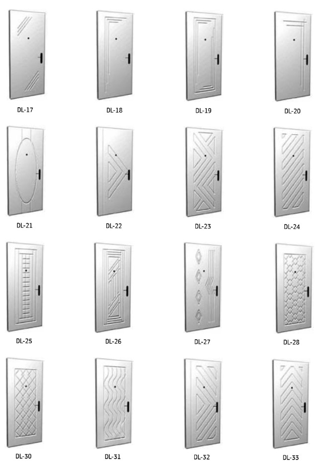 Каталог МДФ накладок на входные двери