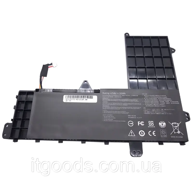 Батарея для ноутбука Asus B21N1506 4200mAh 7.6V VivoBook E502NA E502SA L502NA L502MA R517NA EeeBook E502M