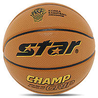 Мяч баскетбольный STAR CHAMP GRIP BB4277C цвет оранжевый ar