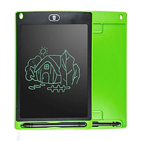 LCD планшет для рисования со стилусом 8,5 , графический планшет с экраном, Writing Tablet Green, b2