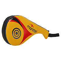 Ракетка для тхэквондо двойная MARATON MRT023 цвет желтый-красный ar