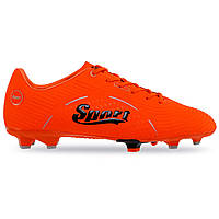 Бутсы футбольные SPORT SG-301041-3 размер 43 цвет оранжевый-черный pm