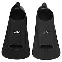 Ласты для тренировок в бассейне короткие с закрытой пяткой CIMA F002 размер S (38-40) цвет черный ar