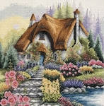 Набір для вишивання "Котедж біля озера(Lakeside Cottage)" ANCHOR