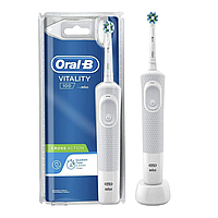 Электрическая зубная щётка Oral-B Braun Vitality 100 White Cross Action с 1 насадкой Щётка Орал Би Виталити