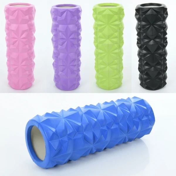 Масажний валик для тіла ніг спини 33 х 11 см GR-4123, фото 1