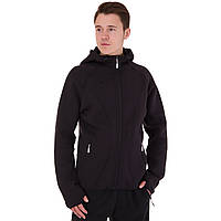 Куртка з капюшоном Joma SOFT-SHELL BASILEA 101028-100 розмір XL колір чорний pm