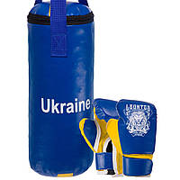 Боксерский набор детский LEV UKRAINE LV-9940 цвет синий-желтый pm