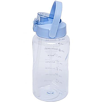 Пластиковая бутылка для воды с трубочкой с крышкой 1.5 литра 6917 Спортивная бутылка для воды