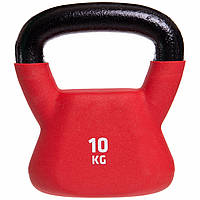 Гиря стальная с виниловым покрытием UFC UHA-69695 вес 10кг красный ar
