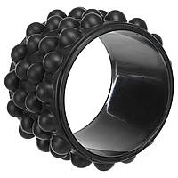 Колесо для йоги масажне Wheel Yoga Zelart FI-6205 колір чорний pm