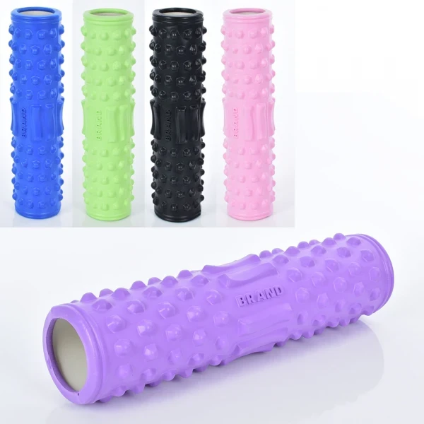 Масажний валик для тіла ніг спини 45 х 10 см GR0857-15, фото 1