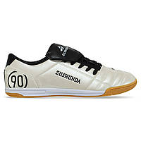 Обувь для футзала мужская ZUSHUNDA 6029-1 размер 41 цвет белый-черный pm