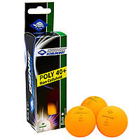 Набор мячей для настольного тенниса DONIC ELITE 1* 40+ MT-608318 3шт оранжевый ar