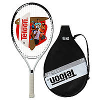Ракетка для большого тенниса TELOON 2556-23 цвет черный-белый pm