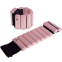 Обважнювачі-манжети для рук і ніг Record TA-3274 2x0,5 кг рожевий ar
