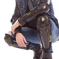 Комплект защиты Zelart MS-08 (колено, голень, предплечье, локоть) черный ar