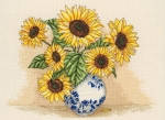 Набор для вышивания "Ваза с подсолнухами (Sunflower Vase)" ANCHOR (снят с производства)