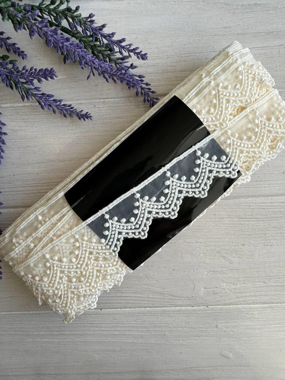 Мереживо органзове " D301116   "     ,  бежеве    рулон 15 ярдів